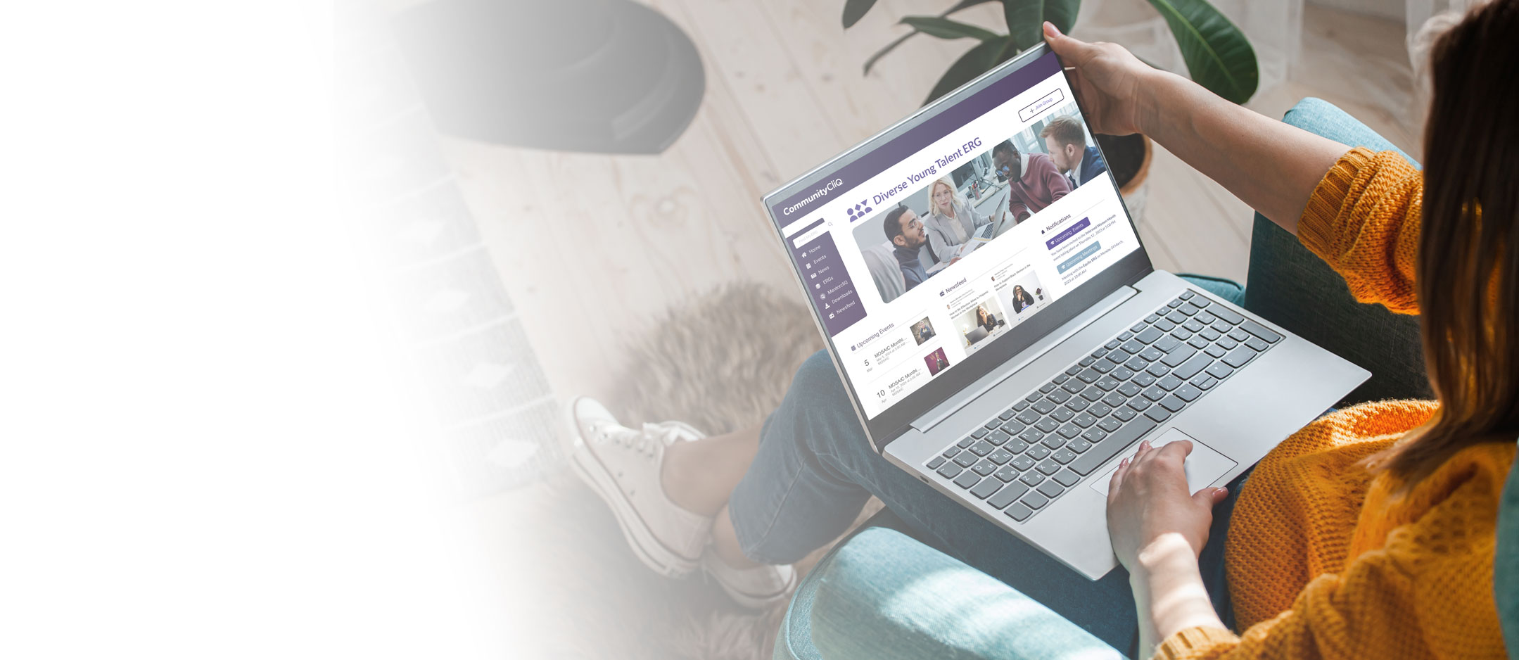 Employee Community Software 41 CommunityCliQ Footer