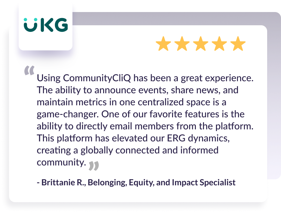 Employee Community Software 40 Testimonial